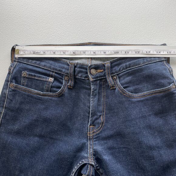 Old Navy Jeans Mens Stretch Slim Build in Flex 29x 28 Actual (29x30) Blue Denim - Picture 9 of 14